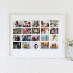 Picture Collage/Photo Gift Personalized Custom Photo Family Print Keepsake - thumbnail 1
