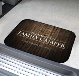 Personalised Campervan Mat - Motorhome Door Mat Indoor 44cm X 32cm Sc101 Indoor Use