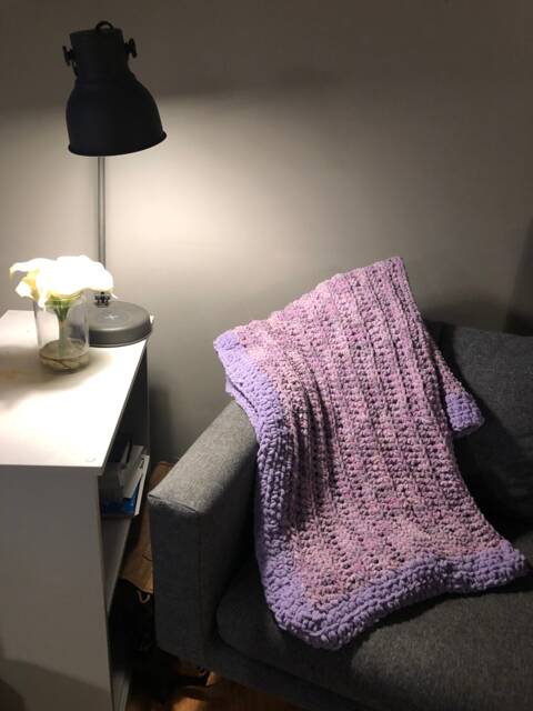 Purple Cozy Baby Blanket - image 1