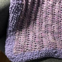 Purple Cozy Baby Blanket - thumbnail 2