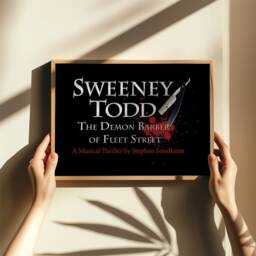 Sweeney Todd Musical Print, Most Famous Musicals Posters, Broadway Theatre London West End Wall Art Gifts - thumbnail 2