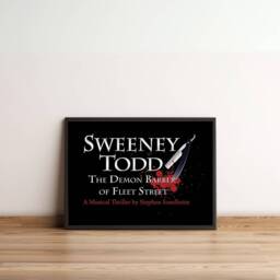 Sweeney Todd Musical Print, Most Famous Musicals Posters, Broadway Theatre London West End Wall Art Gifts - thumbnail 1