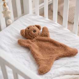 Personalised Teddy Bear Comforter - Embroidered Baby Name, Soft Cuddle Toy, New Gift - thumbnail 2