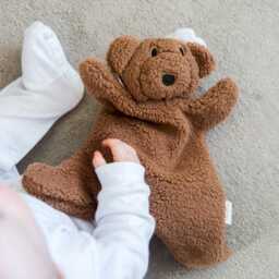 Personalised Teddy Bear Comforter - Embroidered Baby Name, Soft Cuddle Toy, New Gift - thumbnail 3