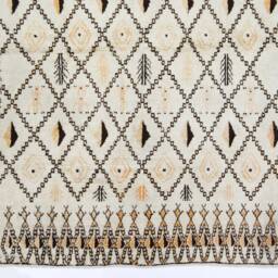 Handmade Beni Ourain Rug Moroccan Berber Wool Diamond Rug - thumbnail 2