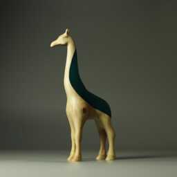 Duo Giraffe Sculpture - 4 - thumbnail 3
