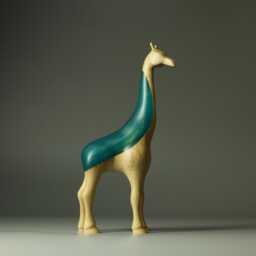 Duo Giraffe Sculpture - 4 - thumbnail 1