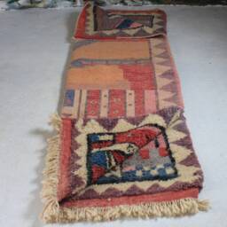 Custom Fabulous Azilal Rug, Authentic Moroccan Rug, Abstract Multicolored Carpet, Handmade Bohemian Rug - thumbnail 4