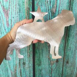 American Bulldog, Adorable Dog Christmas Tree Topper, Holiday Decoration, Wreath Aluminum, Lover Gift Ideas, Bull - thumbnail 3