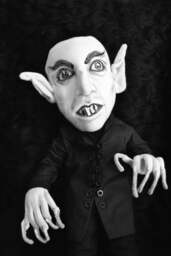 Nosferatu, Creepy Doll, Halloween Decoration, Handmade, Rag Satanic Figure, Vampir, Gift Halloween, Nosferatu Fans
