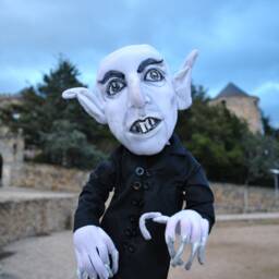 Nosferatu, Creepy Doll, Halloween Decoration, Handmade, Rag Satanic Figure, Vampir, Gift Halloween, Nosferatu Fans - thumbnail 2