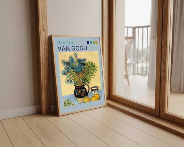 Van Gogh Still Life Print Pearlescent Fine Art Paper - A4/A3 - image 1