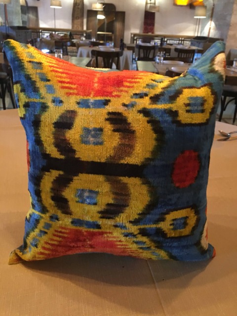 Floral Velvet Ikat Pillow Cover 16 - image 1