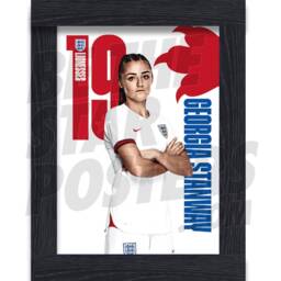 England Lionesses Women's Football Team 20/21 Headshot Poster - Georgia Stanway Officially Licensed Product - thumbnail 2