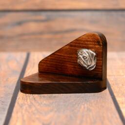 Pug - Wooden Candlestick With Dog, Souvenir, Decoration, Limited Edition, Collection - thumbnail 2
