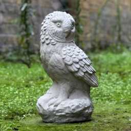 Majestic Owl Concrete Statue For Garden Realistic Wildlife Decor Outdoor Cement Bird Sculpture Woodland Guardian Ornament Nature Yard Art - thumbnail 2