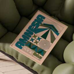 Amnesia Ibiza Club Print - Poster Wall Art Geometric Funky Dj Clubbing Patterned Bauhaus House Music Rave - thumbnail 3
