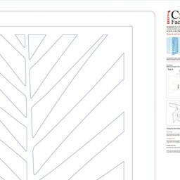 Palm Leaf Screen Panel Cnc Template Room Divider, Wall Art - Digital Download - thumbnail 2