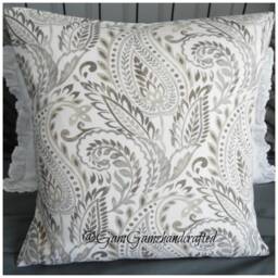 Algura Pillow Cover.slipcover.toss Pillows.accent Pillow.throw Pillows.shades Of Grey.gray.cushion Covers.farmhouse Decor Accents.home - thumbnail 1