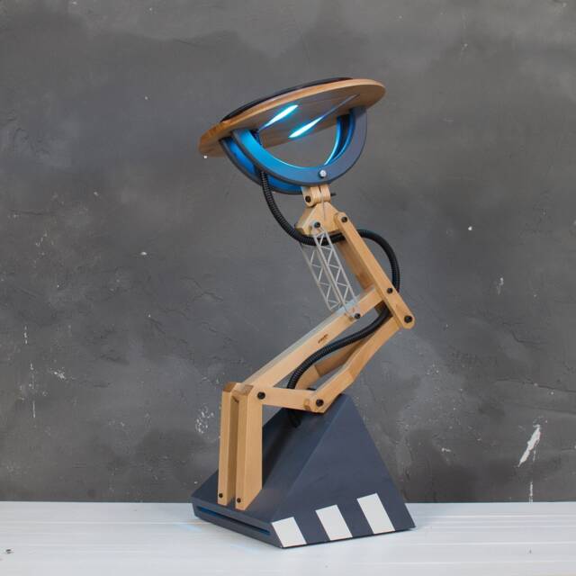 Music Reactive Floor Or Desk Lamp, Wooden Led Lamp With App Control - image 1