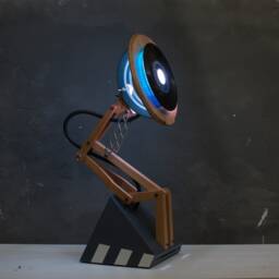 Music Reactive Floor Or Desk Lamp, Wooden Led Lamp With App Control - thumbnail 2