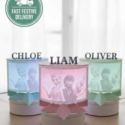 Personalized Frozen Night Light Custom Name Led Lamp, Colour Changing Fall Gift - thumbnail 2