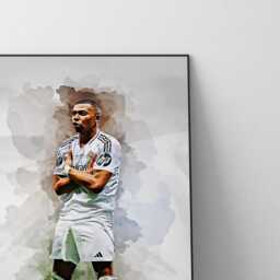 Kylian Mbapp?? Poster - Football Wall Art Print Ref #534 - thumbnail 2