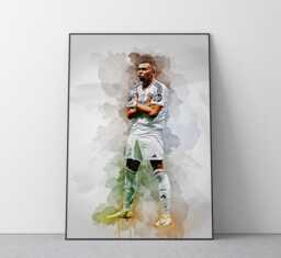 Kylian Mbapp?? Poster - Football Wall Art Print Ref #534 - thumbnail 1
