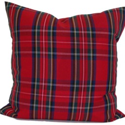 Plaid Christmas Pillow Cover. Farmhouse Christmas Covers, Tartan Red Green Covers - thumbnail 2