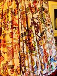 Custom Gathered Fabric Lampshade, Choose Your Own Fabric, Any Size. - Grayson Perry For Liberty Fabric Pictured - thumbnail 1