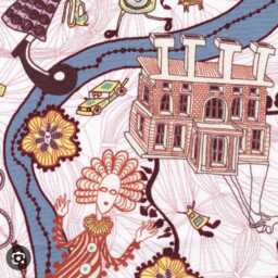 Custom Gathered Fabric Lampshade, Choose Your Own Fabric, Any Size. - Grayson Perry For Liberty Fabric Pictured - thumbnail 3
