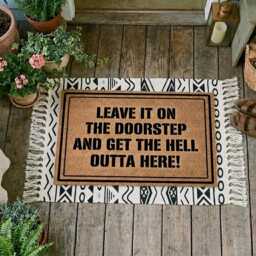 Funny Coir Doormat, Sarcastic Welcome Mat, Home Decor, Natural Fiber Entrance Rug