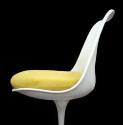 Slip-On Cushion Cover For Saarinen Tulip Side Chair - Yellow - thumbnail 1