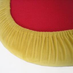 Slip-On Cushion Cover For Saarinen Tulip Side Chair - Yellow - thumbnail 3