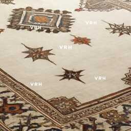 Handwoven Wool Oushak Rug, Muted Medallion Design, Vintage Style - thumbnail 2