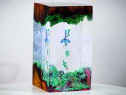 Premium M.aster Sw.ord Forest Lamp - Handmade Legendary Blade Resin Epic Quest Unique Gift For Fantasy Fans