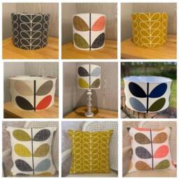 Handmade Lampshade in Fryetts Vintage Clocks Fabric, Various Sizes Available, Ceiling Or Table Lamp Options - thumbnail 4