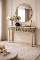 Asymmetry Console - Triangle Console With Drawer. Chay Chen - thumbnail 1