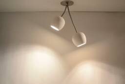 Claylight Double Spot - Modern Spotlight Ceramic Ceiling Lamp Unique Lighting