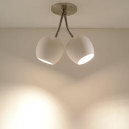 Claylight Double Spot - Modern Spotlight Ceramic Ceiling Lamp Unique Lighting - thumbnail 3