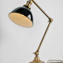 Vintage Industrial Desk Lamp - Victorian Table Task Light Steampunk Art Deco - thumbnail 2