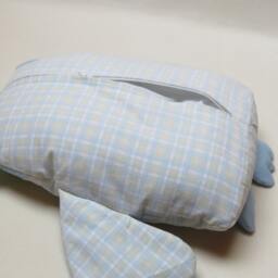 Decorative Owl, Stuffed Owl Pillow, Monogram Pillow Case, Baby Blue & Lime Green Nursery - thumbnail 3