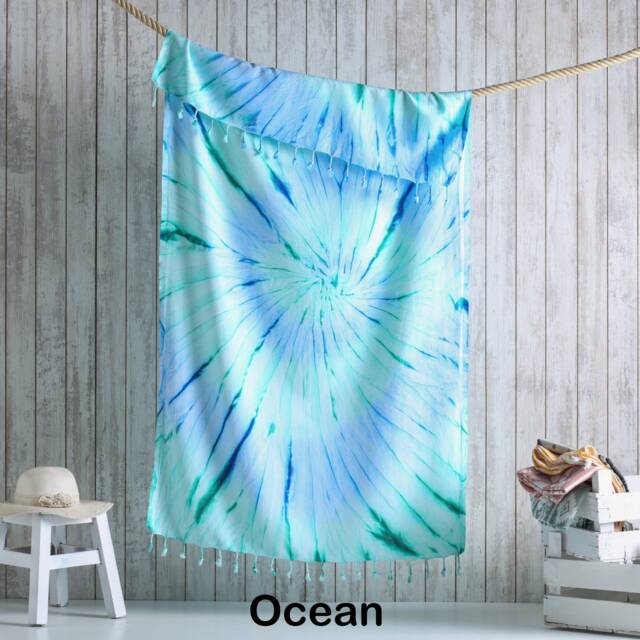Summer Fashion, Tie Dye Beach Towel, Turkish Towels, Peshtemal, Bachelorette Party Favors, Mother Gift, Robe, Unique Gift, Pool Slm - image 1
