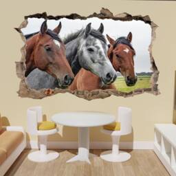 Horses Wall Sticker Animals Mural Art Poster Decal Kids Room Office Nursery Decor 1144 - thumbnail 3