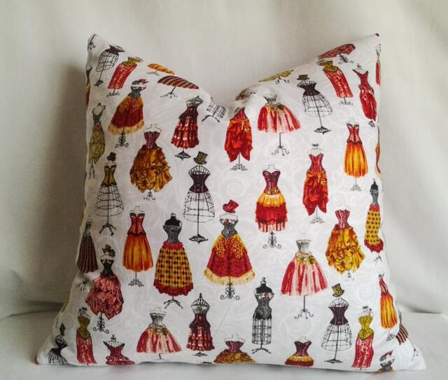 Dress Pillow Cover, 16x16 Decorative Pillow, Toss Home Decor, Summer, Spring White French Style - image 1