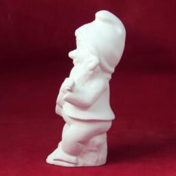 Ceramic Ready To Paint Gnome Playing Guitar - 5 3/4 Inches High Bisque, Lawn & Garden, Indoor Or Outdoor - thumbnail 3