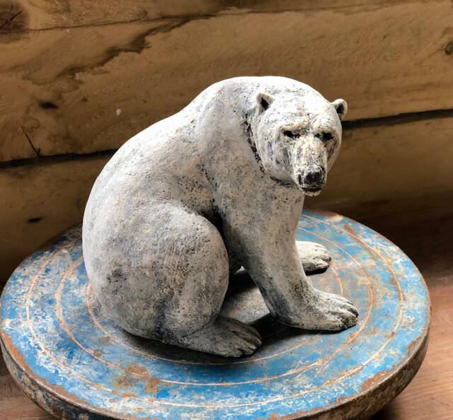 Polar Bear Sculpture By Paul Szeiler - image 1
