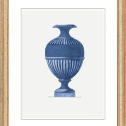 Blue Vase Wall Art Print Home & Living Decor Classical - thumbnail 4
