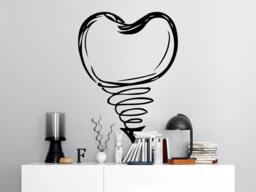 Tooth Wall Decal Dental Clinic Decor, Removable Vinyl Sticker 1289 - thumbnail 1