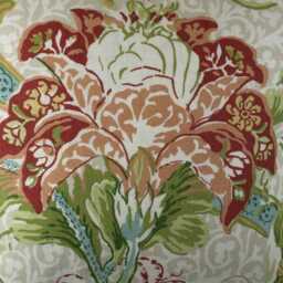 Schumacher - Ariella Jacobean Ecru Stunning Traditional Floral Classic Designer Cushion Cover Handmade Throw Pillow Luxury Home Decor - thumbnail 2